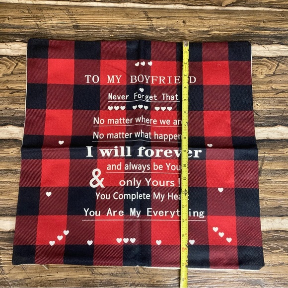 Boyfriend throw pillow case NWOT - Picture 5 of 8